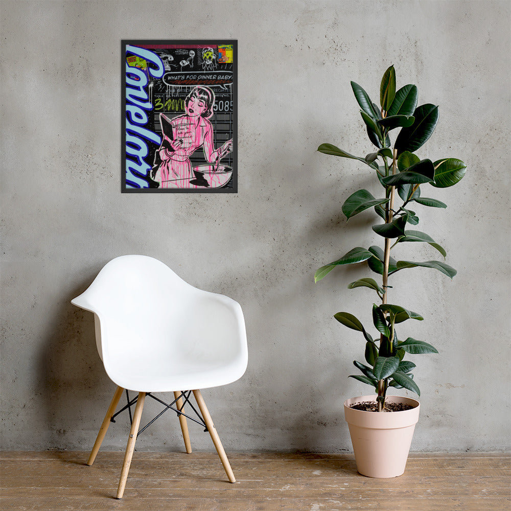 husband framed print